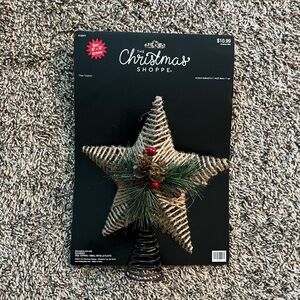 Burlap Star Tree Topper